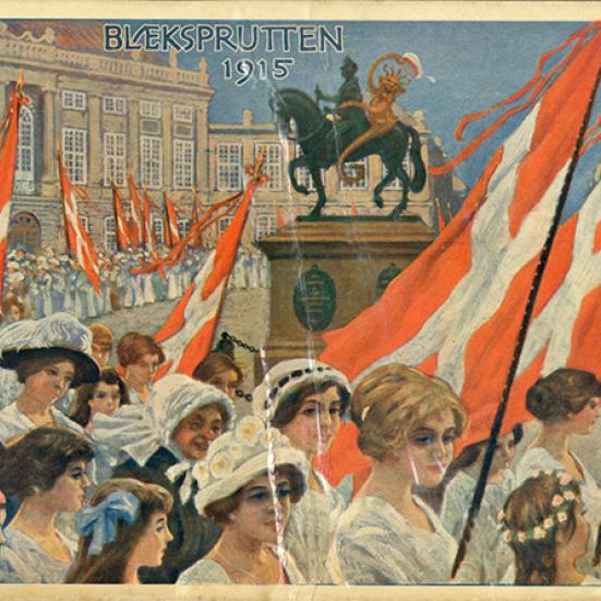  Blæksprutten 1915, forside