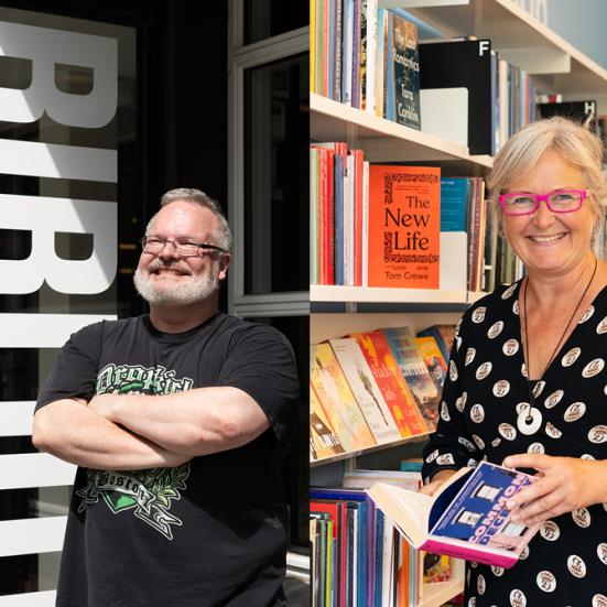 Bibliotekarerne Jan og Gitte