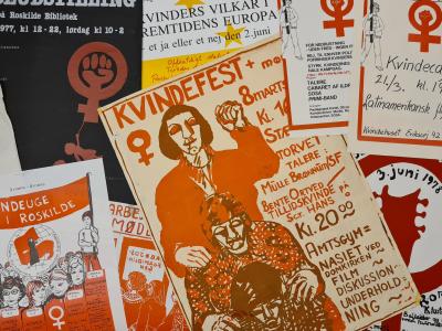Kvindeplakater fra Roskilde Arkiverne