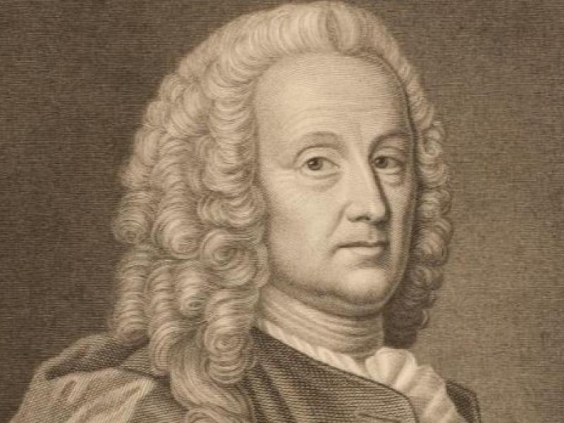 Portræt af Ludvig Holberg, Radering af Erling Eckersberg, 1843, SMK OPEN