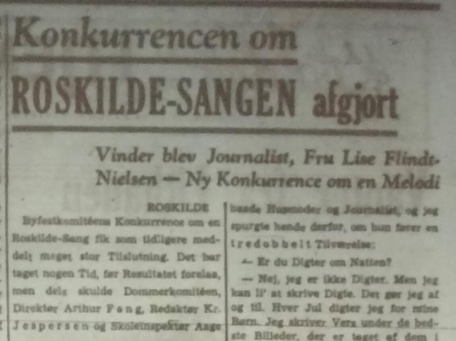 Roskilde Dagbladet, 11. januar 1947, s. 3.