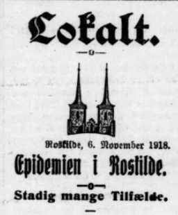 Roskilde Avis 6. november 1918