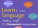 Logo Transparent Language Online 