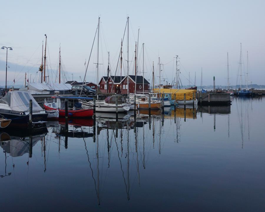 Både i Holbæk Havn