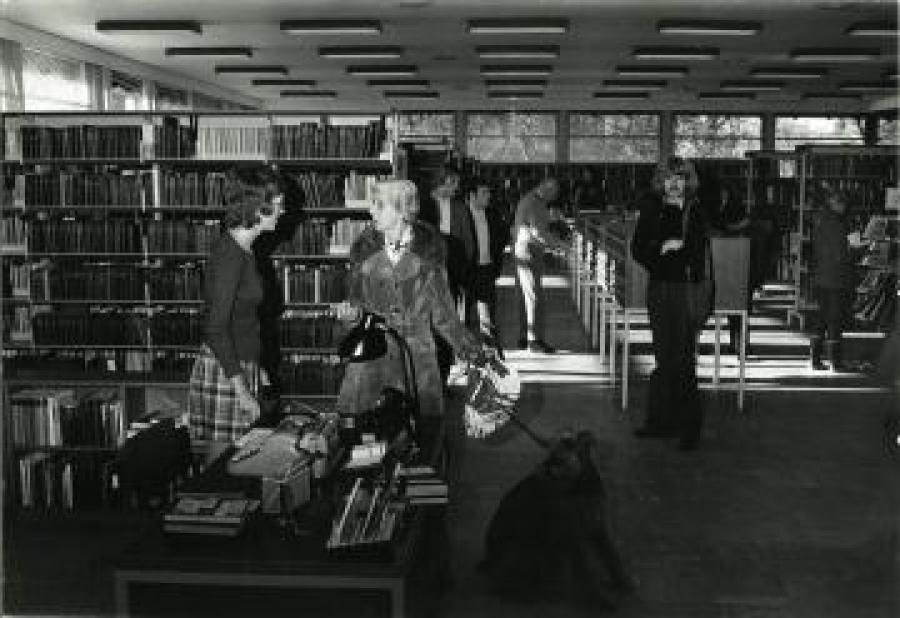Udlånet på Roskilde Bibliotek, ca. 1978
